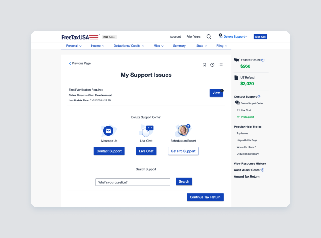 Support Before Redesign